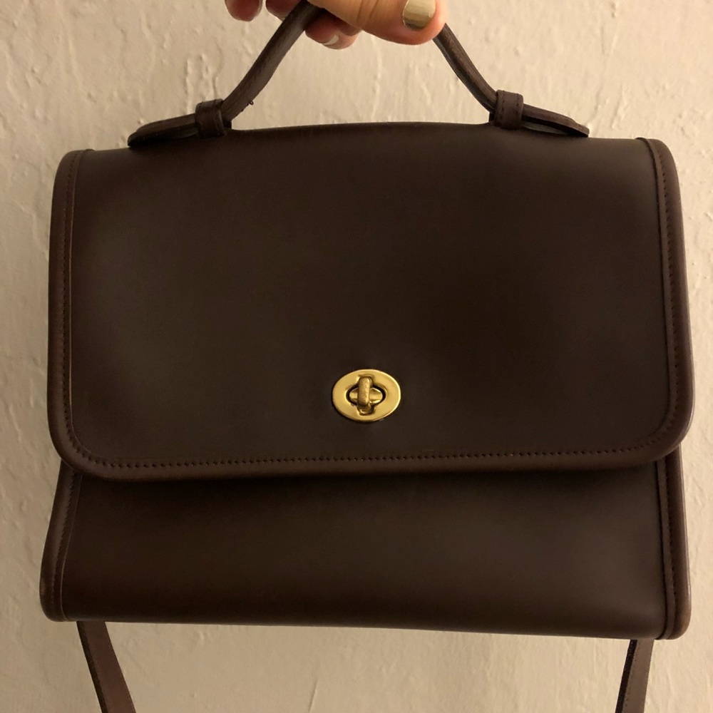 Vintage Coach Leather bag